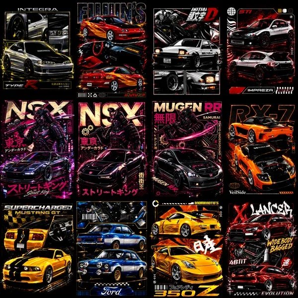 140+ JDM Designs for Dark Apparel product image (6)