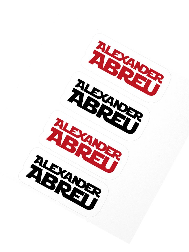 Alexander Abreu - Kiss Cut Stickers product image (5)