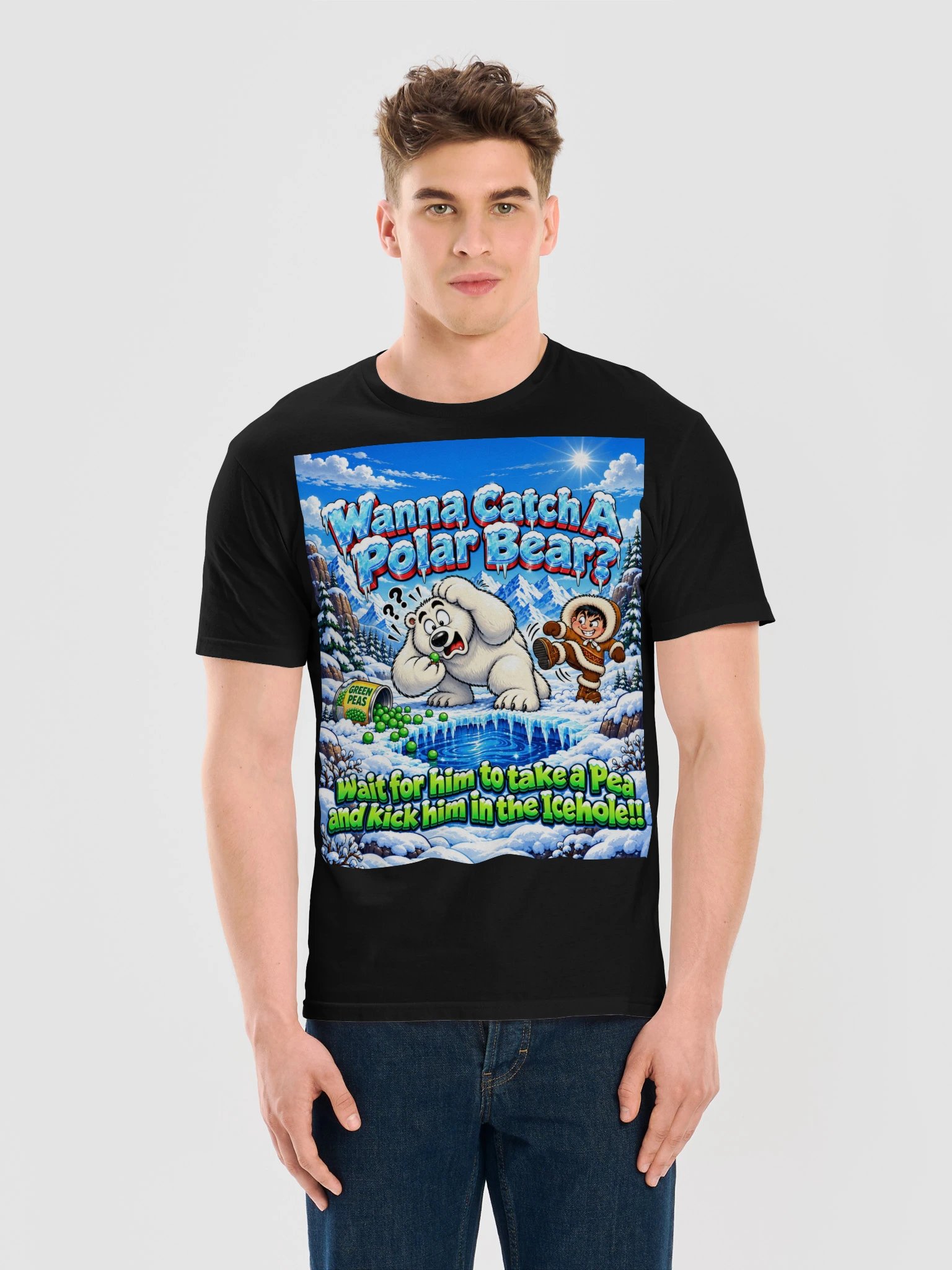 1 Earth Prints Polar Bear Gildan Unisex Softstyle T-Shirt product image (31)