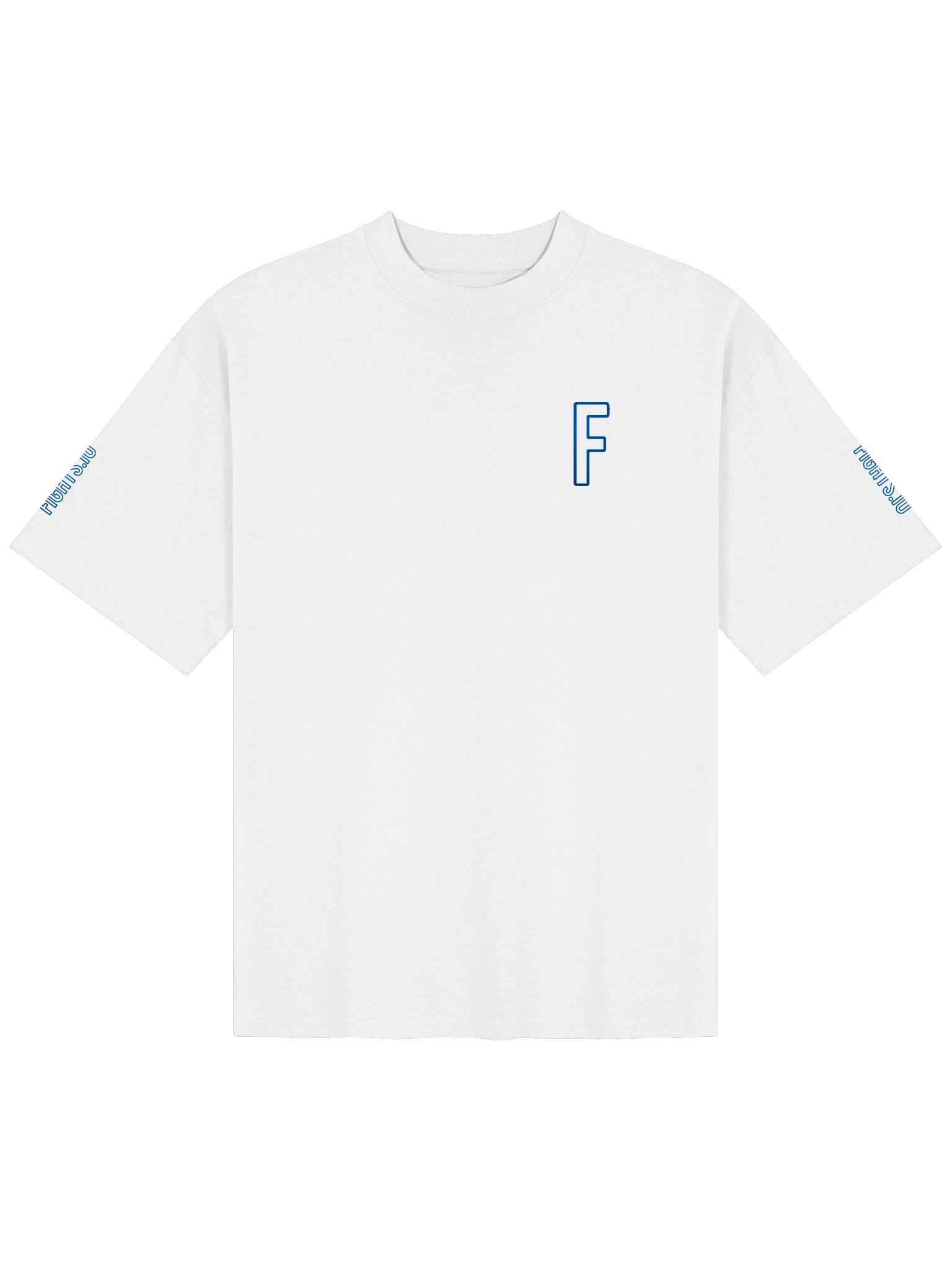 HALOGEN White/Blue Oversize Tee (Cornerman Edition) product image (1)