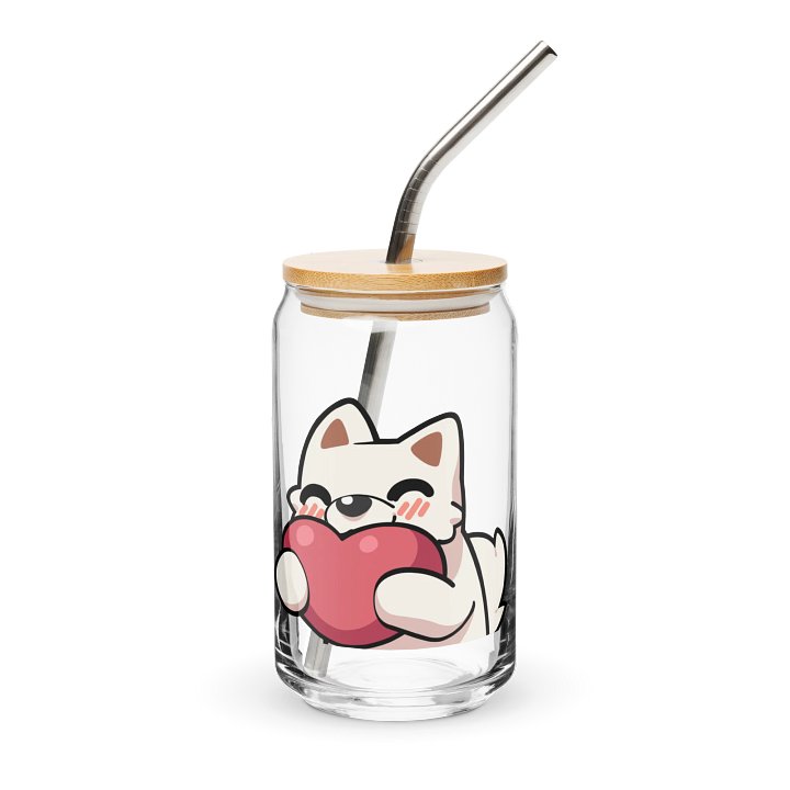 Spread the Love Glass Cup product image (1)