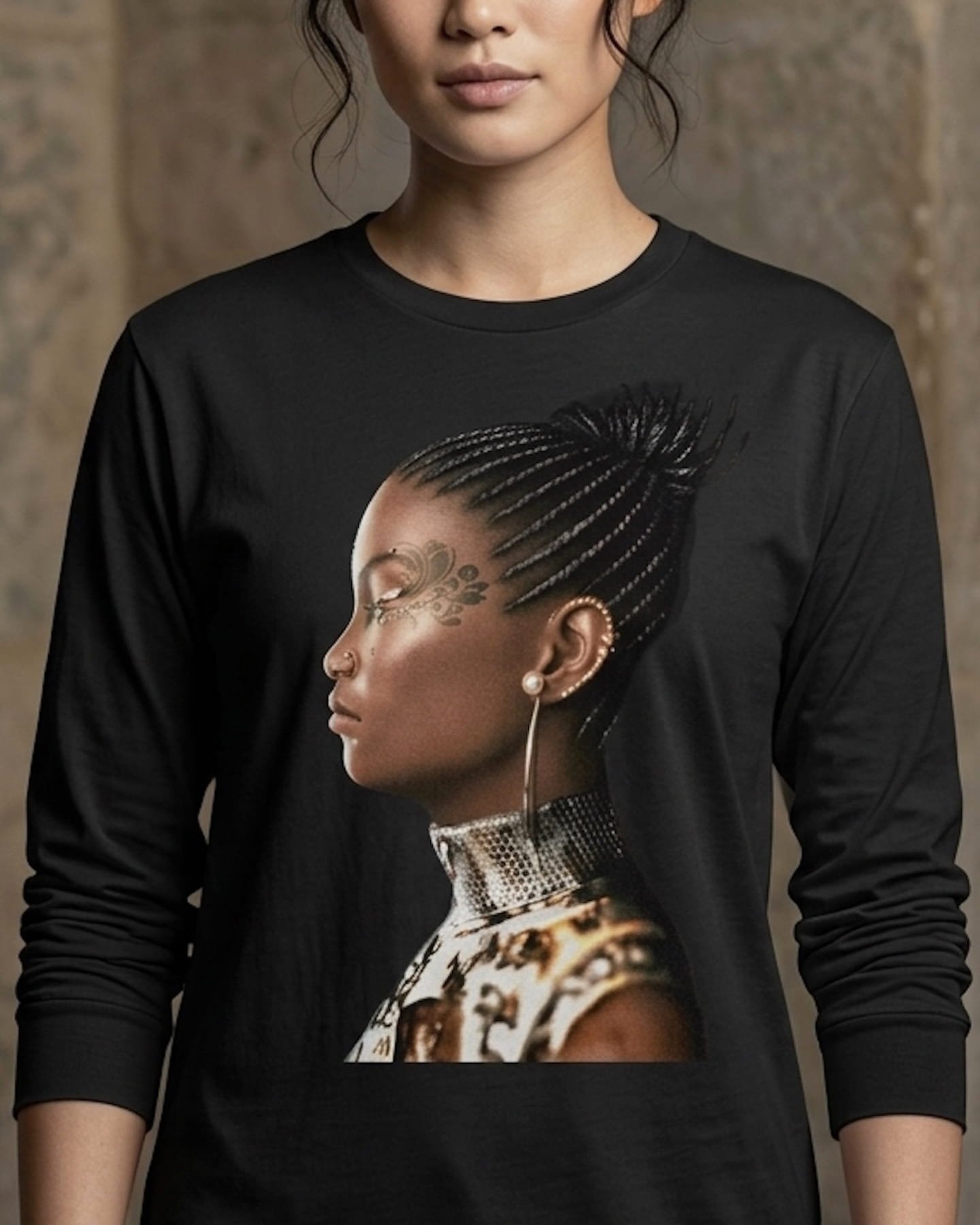 Queen Amanikhatashan Profile · Bella+Canvas Supersoft Long Sleeve T-Shirt product image (4)