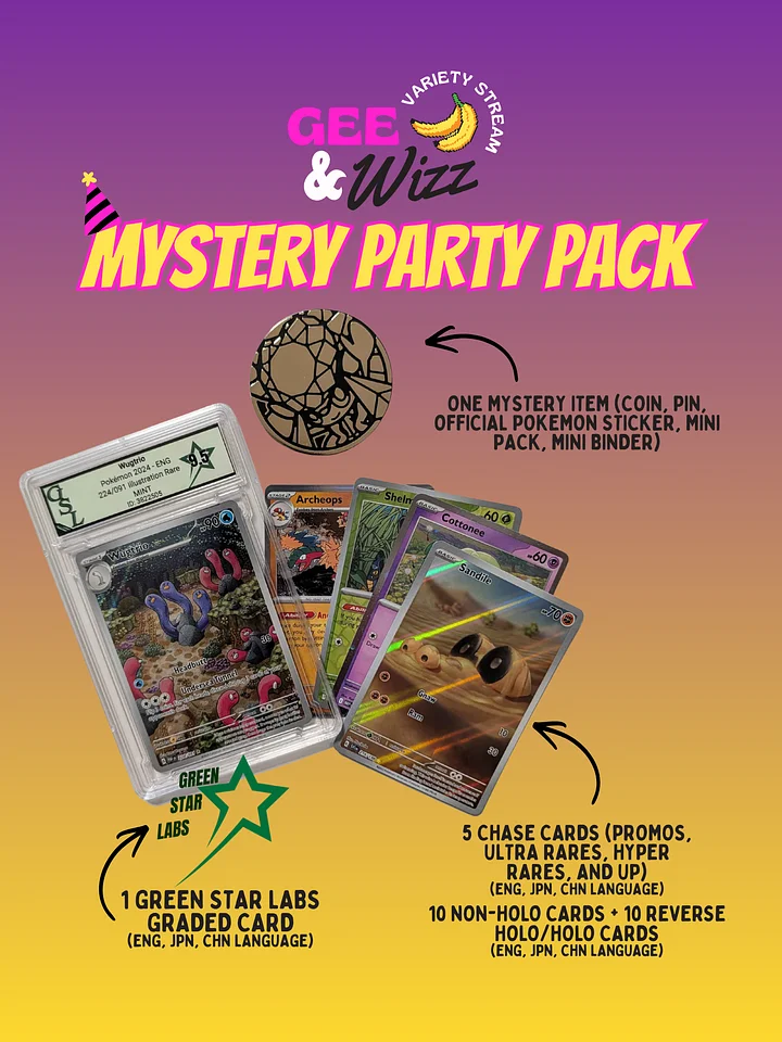 Gee & Wizz Mystery Party Pack [Pokemon] product image (1)