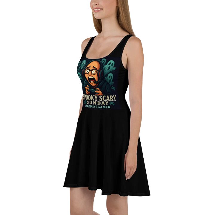 Spooky Scary Sunday Skater Dress product image (1)