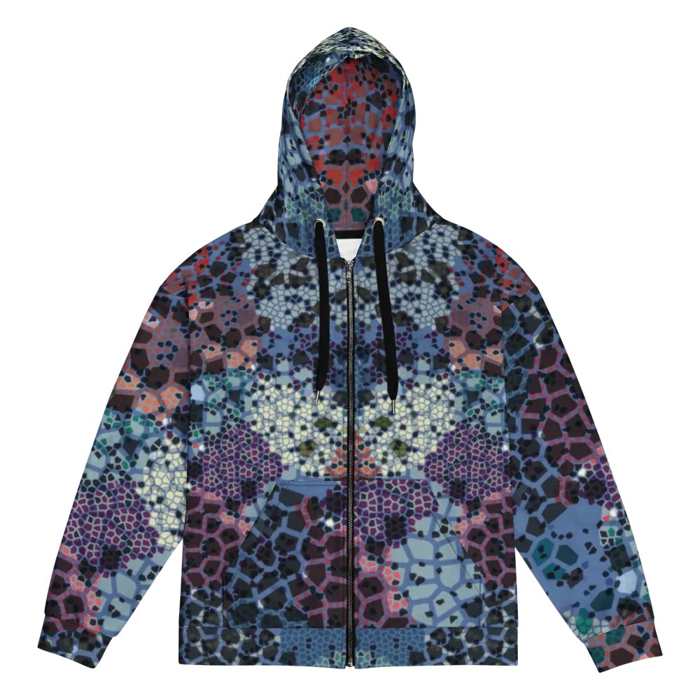 Stained glass Recycled Unisex Zip Hoodie product image (5)