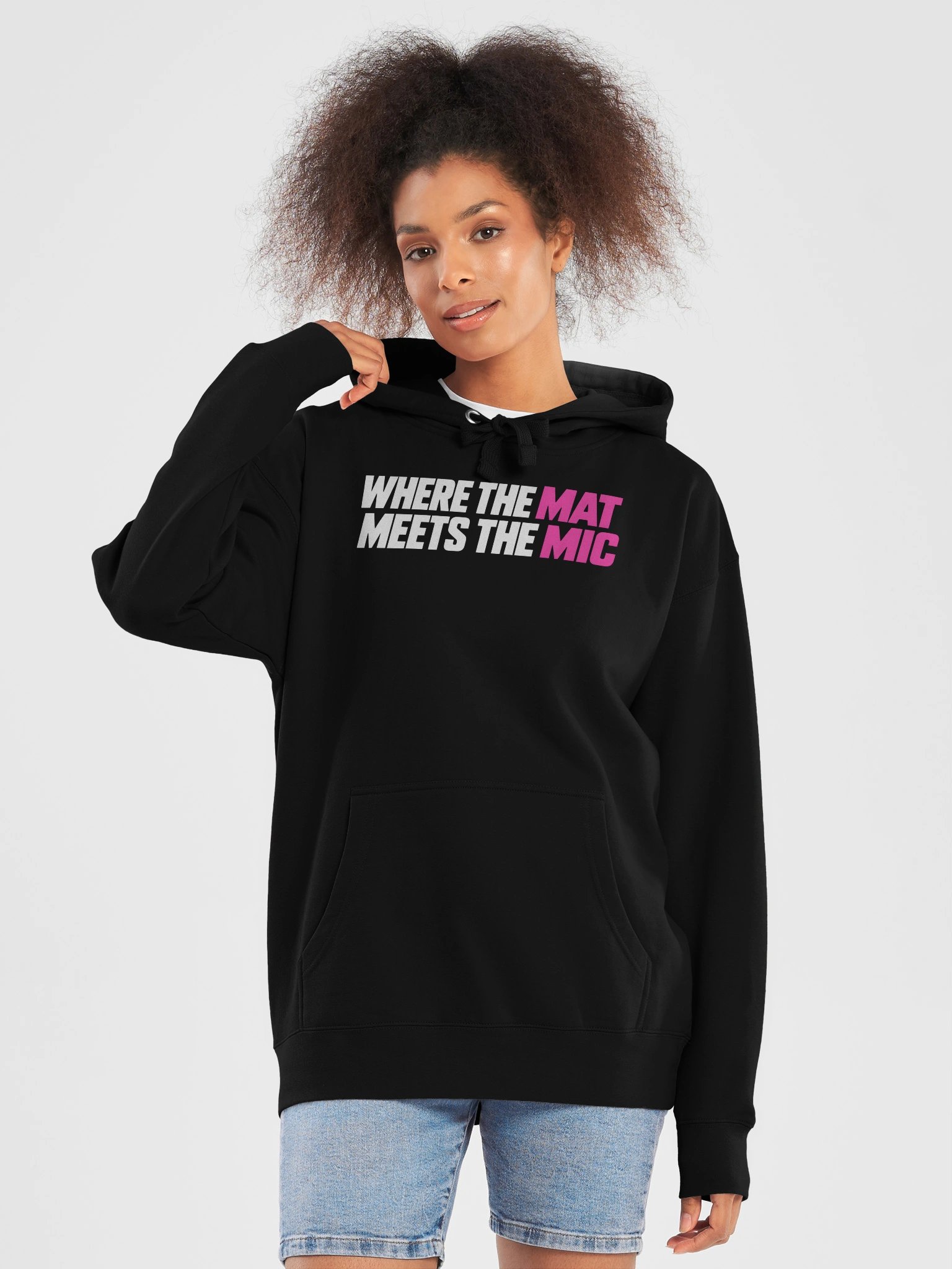Kumite Lifestyle | Where the Mat Meets the Mic Awareness Hoodie product image (5)