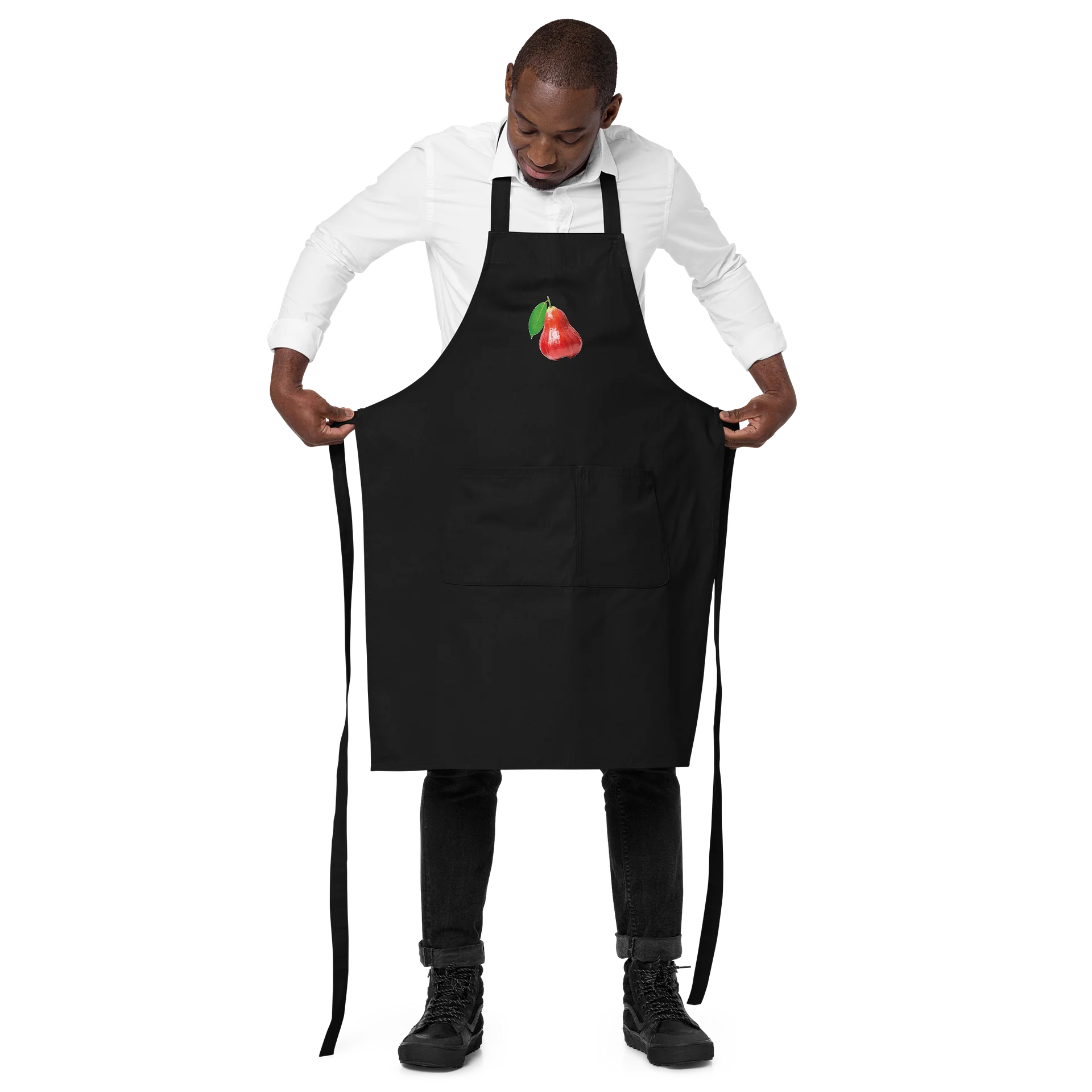 CaribbeanApples Otaheite Fruit Print | Organic Cotton Apron | 4 Colors product image (2)