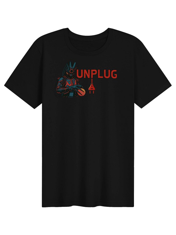 UNPLUG Logo Comic Style T-shirt product image (6)