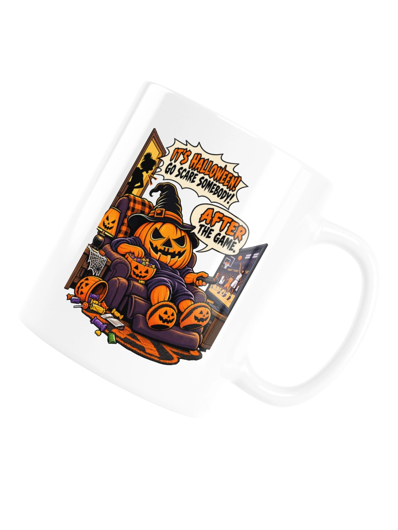 It’s Halloween! Go scare somebody! — After the game - Mug product image (17)