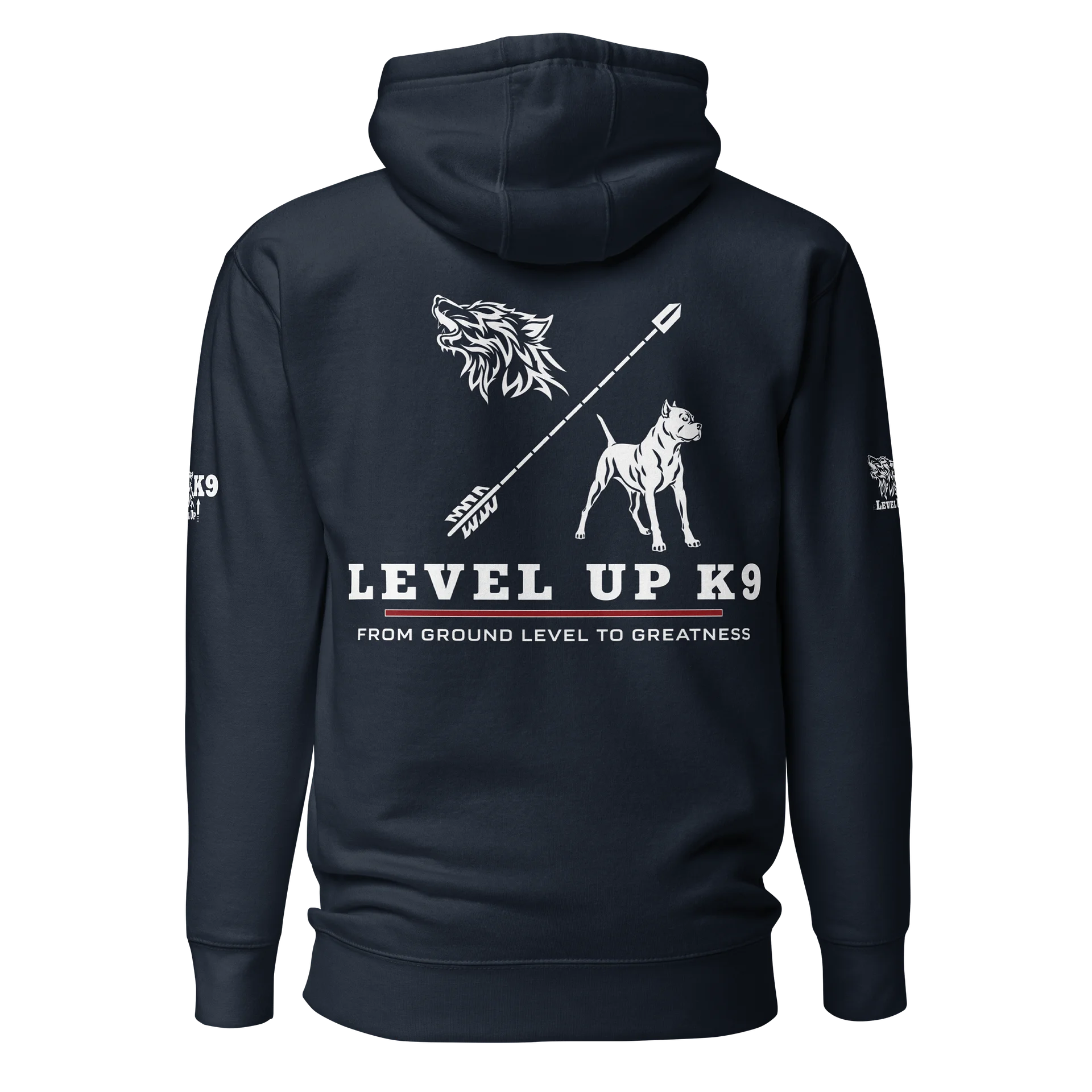 Level-UP K9 Standard Hoodie ( navy ) product image (3)