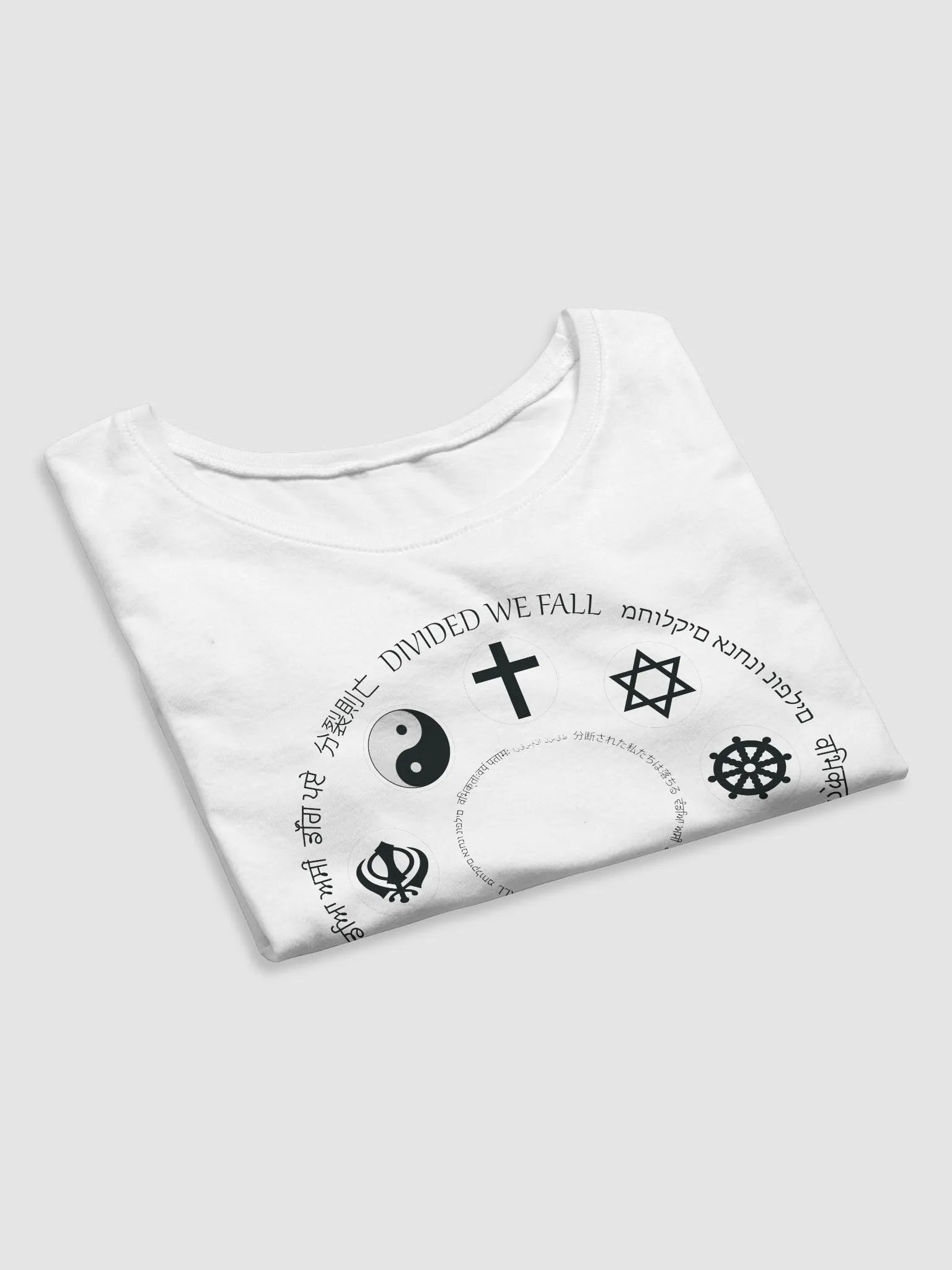 Divided We Fall - Religion - Bella+Canvas Women's Crop Tee product image (4)