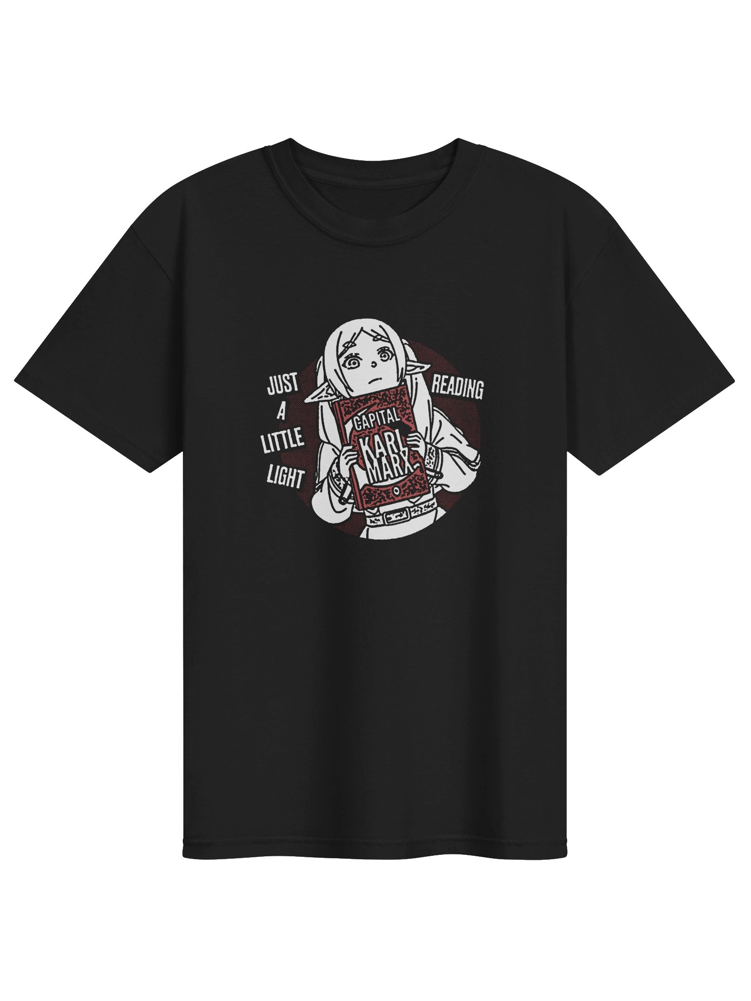 LIGHT READING ! T-shirt. black vers. product image (1)