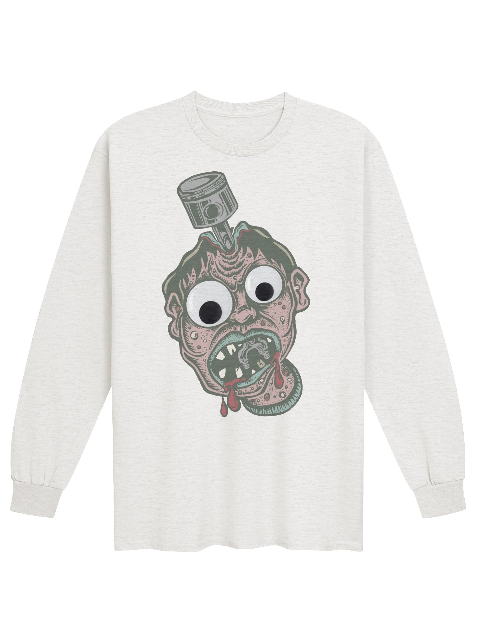 Piston Broke - Ash Long Sleeve T-Shirt product image (1)