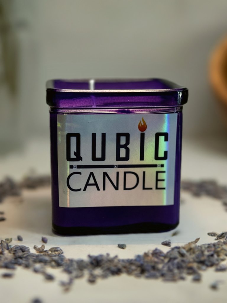 Qubic Candle - Lemonade Lavender scented product image (4)