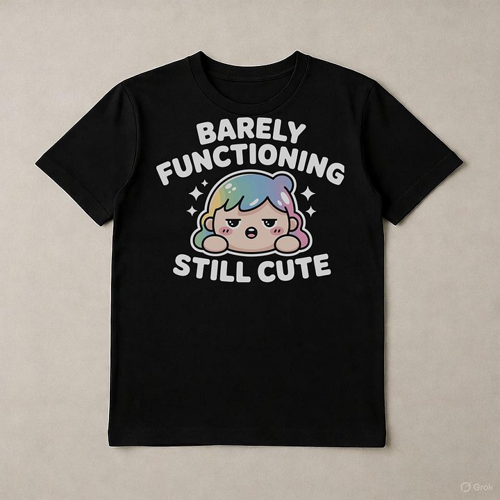 Barely Functional, Still Cute Soft Tee product image (1)