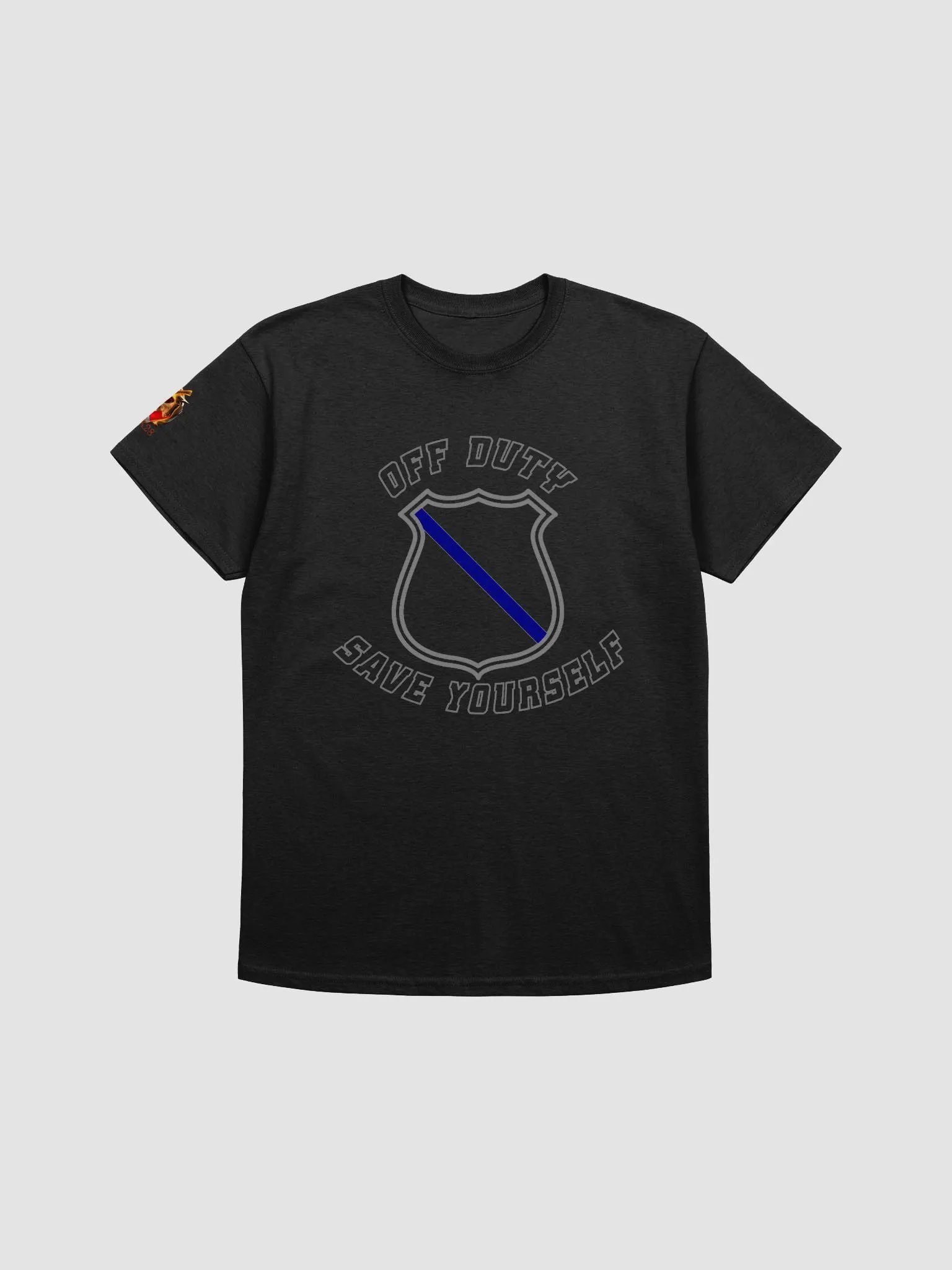 "Off Duty, Save Yourself" Police T-Shirt product image (4)