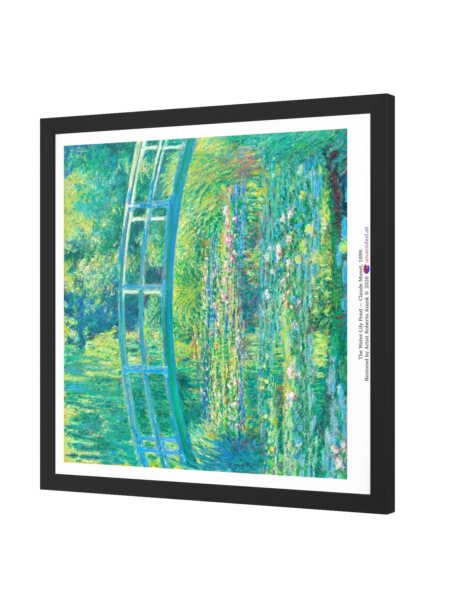 The Water-Lily Pond — Framed Matte Poster product image (2)