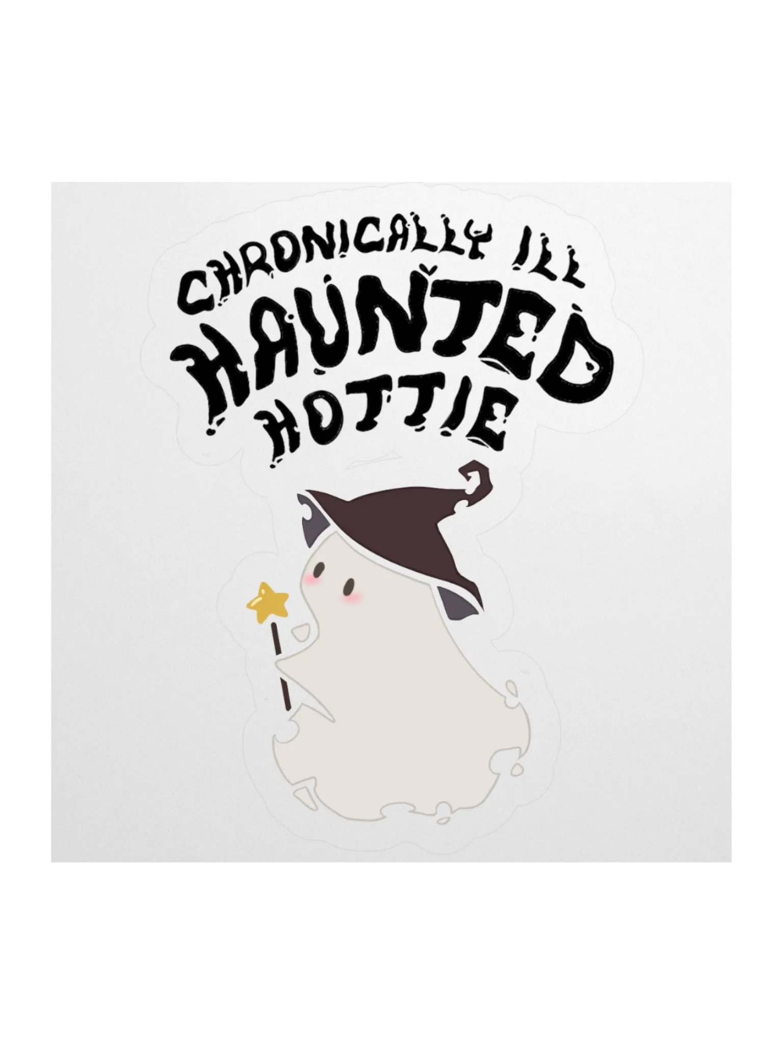 Chronically ill Haunted Hottie Sticker product image (1)