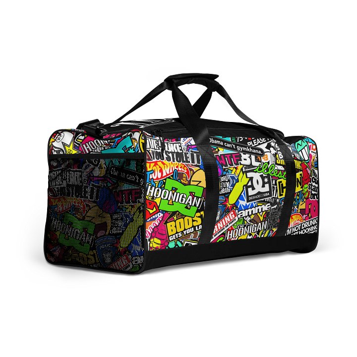 Sticker Bomb All-Over Print Duffle Bag product image (2)