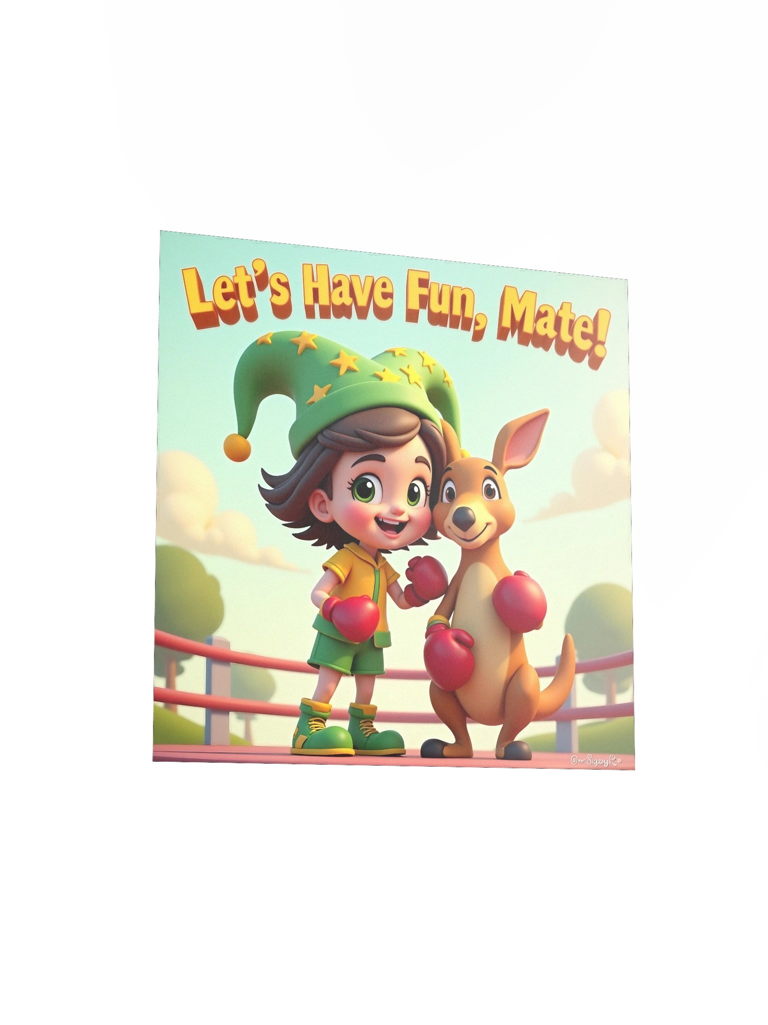 JessyJesty “Kanga Kick!” Enhanced Matte Poster – Aussie Energy for Curious Kids! product image (14)