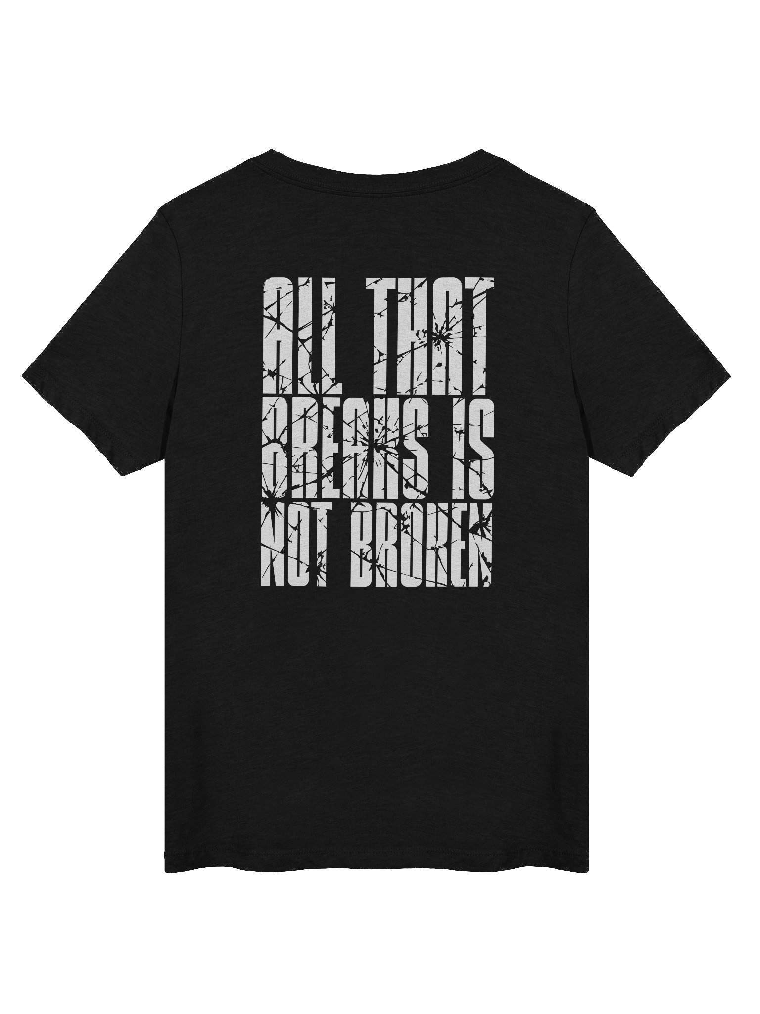 All That Breaks Is Not Broken Women's V-Neck product image (2)