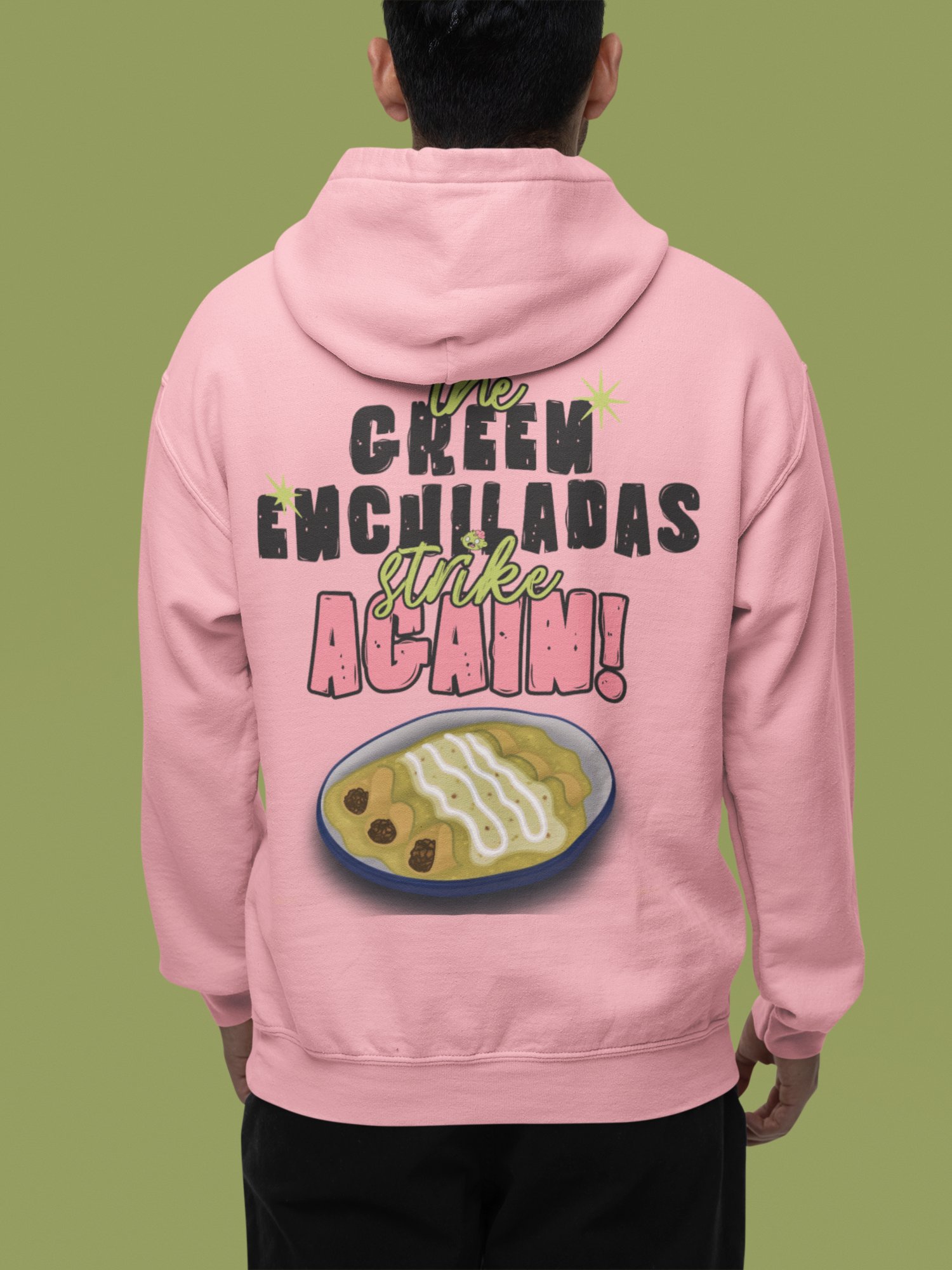 The Green Enchiladas Strike Again Premium Cotton Unisex Hoodie product image (8)