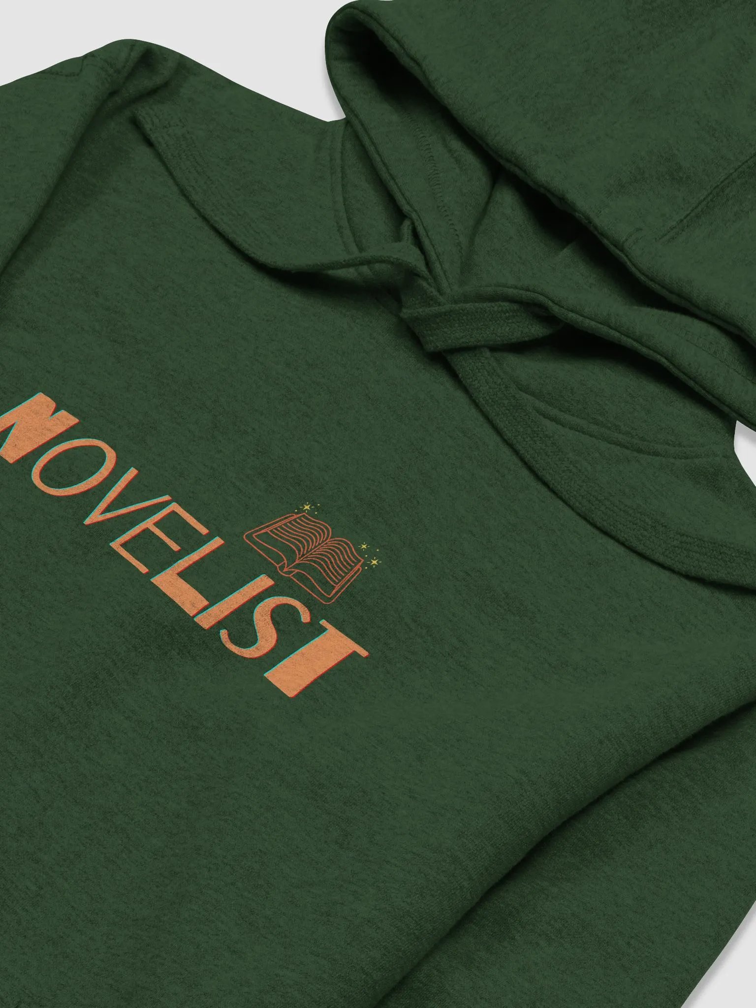 Novelist Unisex Hoodie in dark green product image (3)