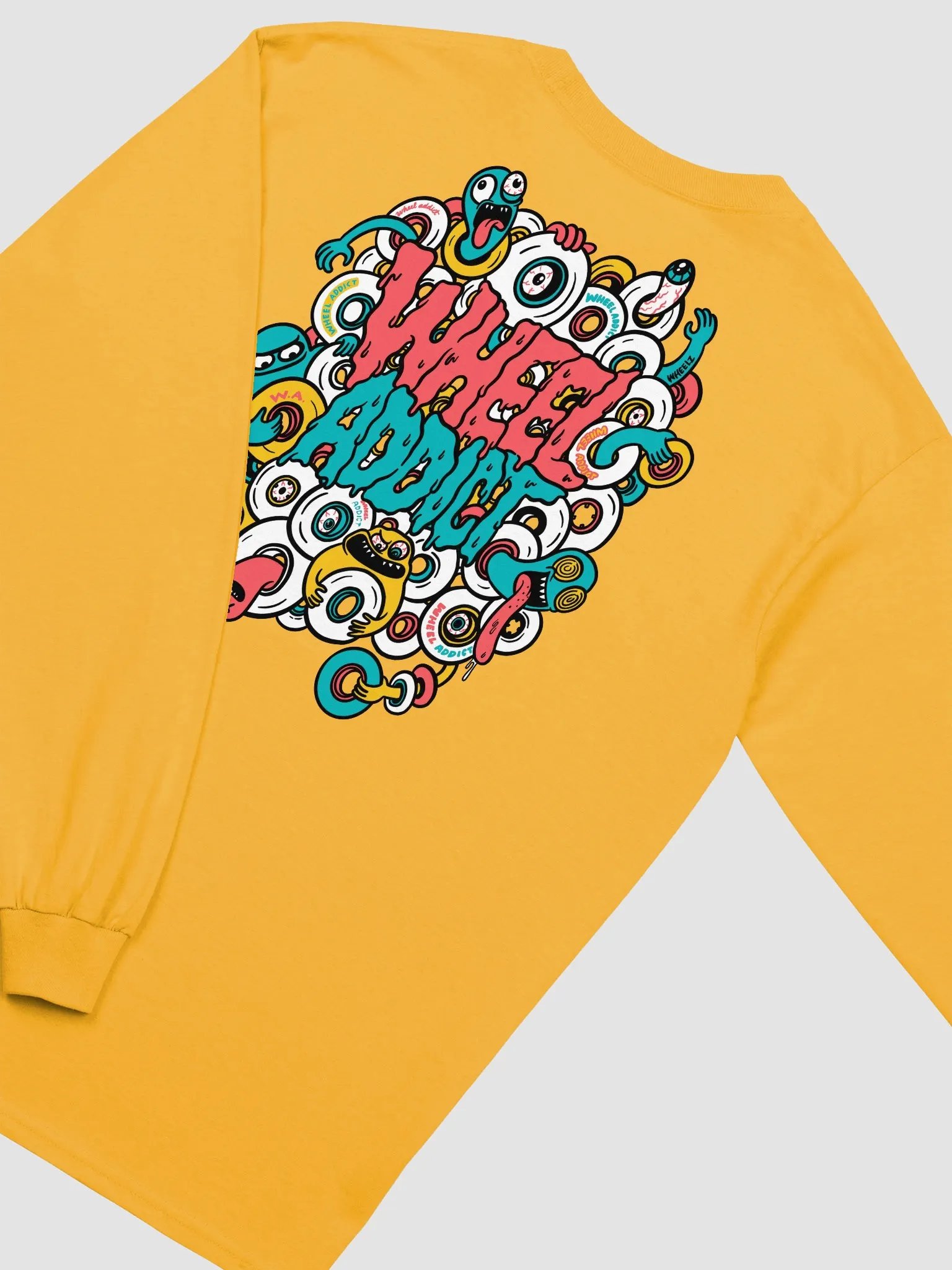 WHEELADDICT DISORDER YELLOW LONG SLEEVE product image (4)