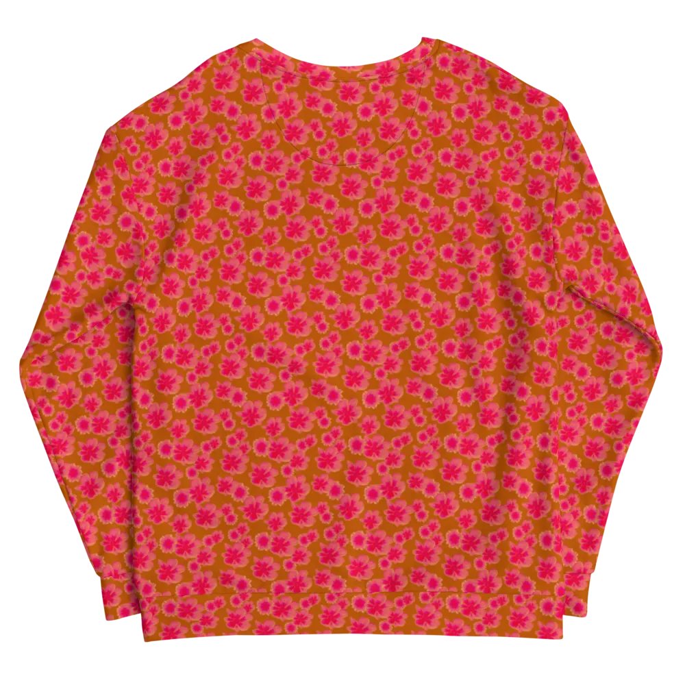 Mini Floral Orange Pink Sweatshirt product image (11)
