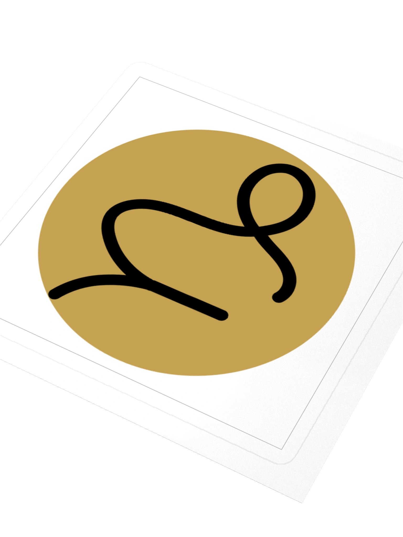 Capricorn Zodiac Sticker — Circular Glyph Design product image (3)