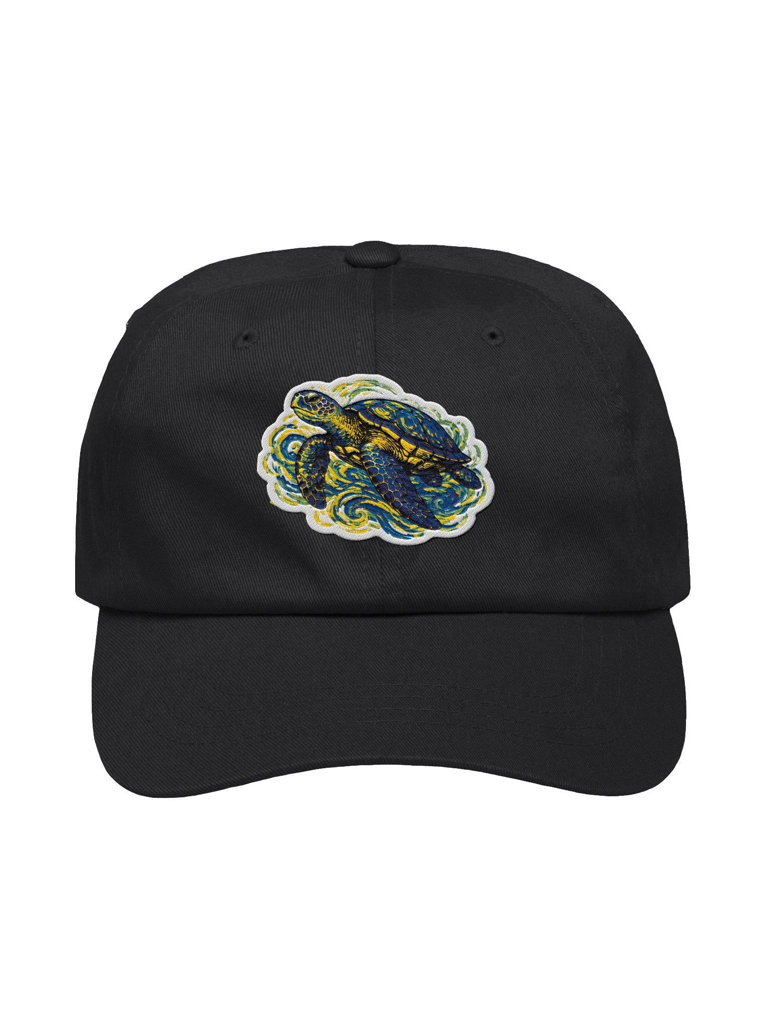 Blue Turtle VanGogh Dad Hat product image (3)