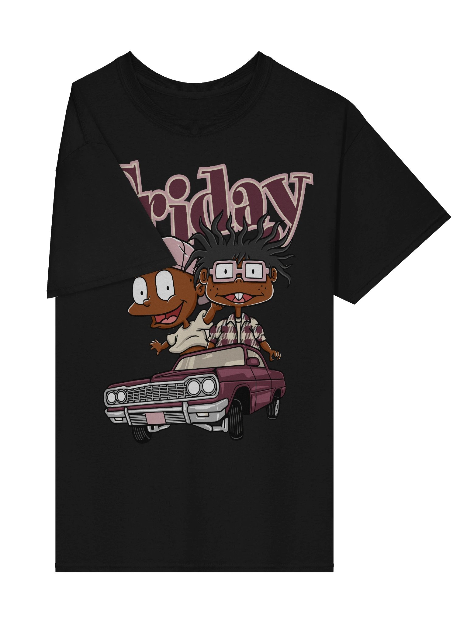 Weekend Drive Cartoon T-Shirt - Unisex T-Shirt – Premium Printed T-Shirt for Everyday Casual & Streetwear product image (4)