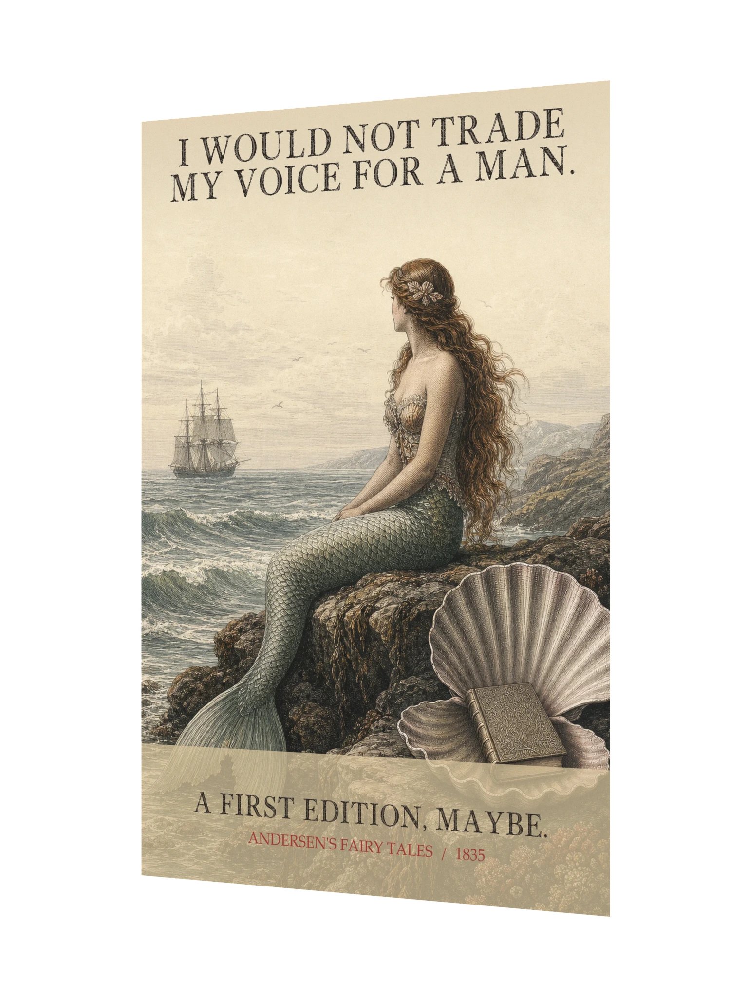 Would Not Trade Voice For Man First -- Andersens Fairy Tales Art Print product image (11)
