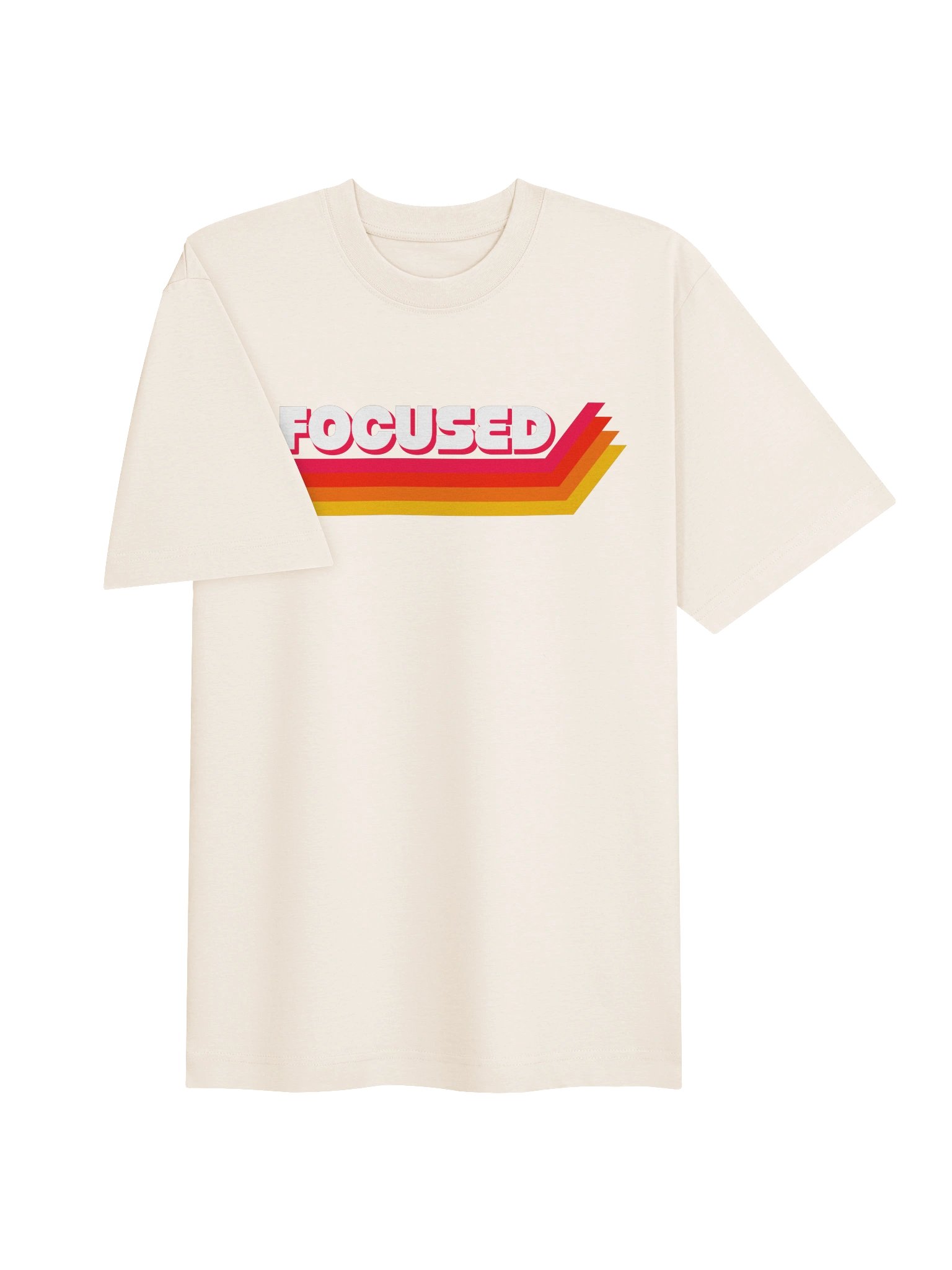 Focused VHS Style T-Shirt product image (35)
