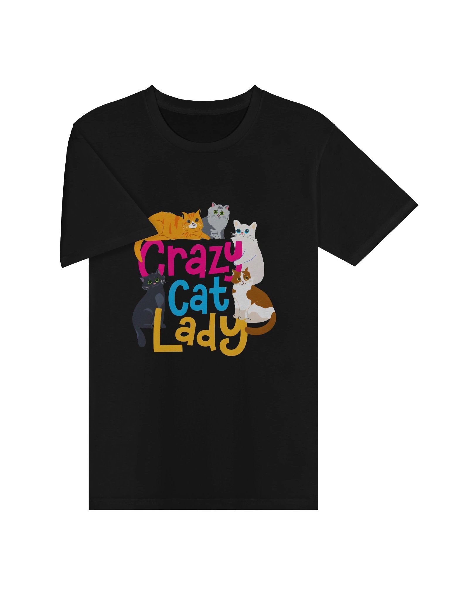 Crazy Cat Lady Unisex Tee product image (14)