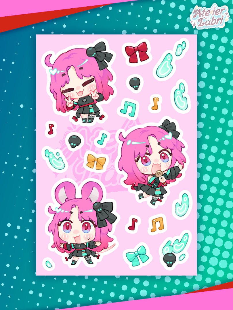 Tomoe Carmine Blazing Star Sticker Sheet product image (1)