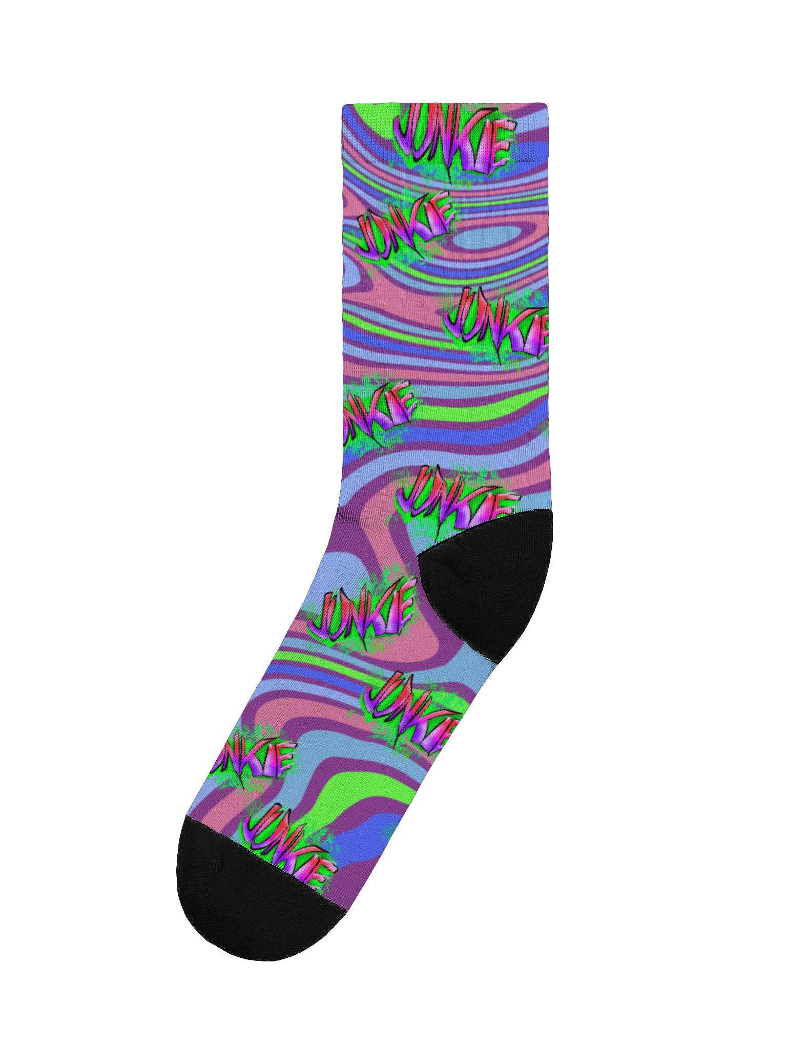 "Graffiti Surge" - Junkie Project Socks product image (1)