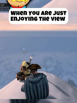 when you are just enjoying the view on top of the Azura Statue in Daedric Online. #skyrim #skyrimrp #skyrimtiktok #daedriconline #keizaalonline 