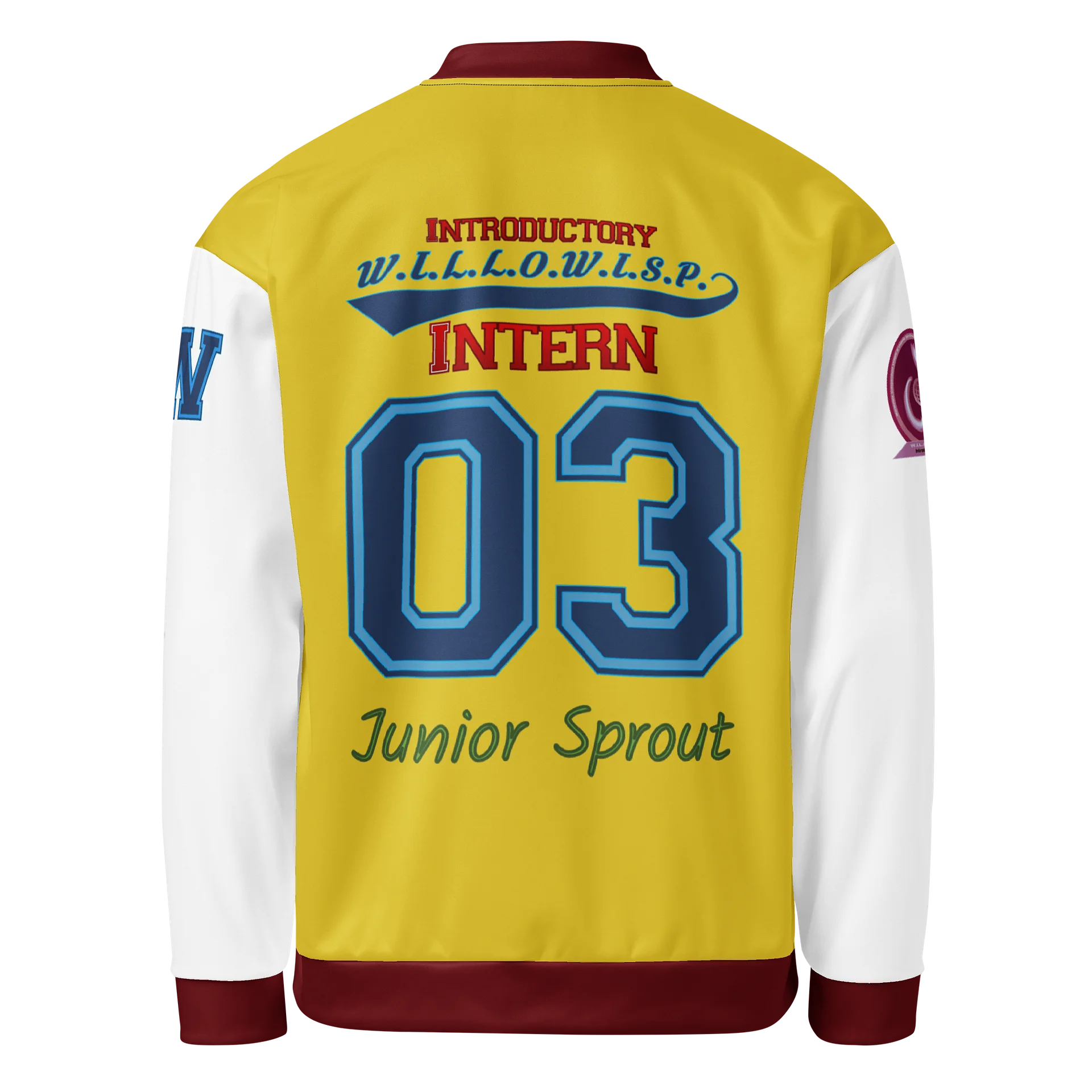 WILLOWISP Intern Varsity Jacket (yellow) product image (2)