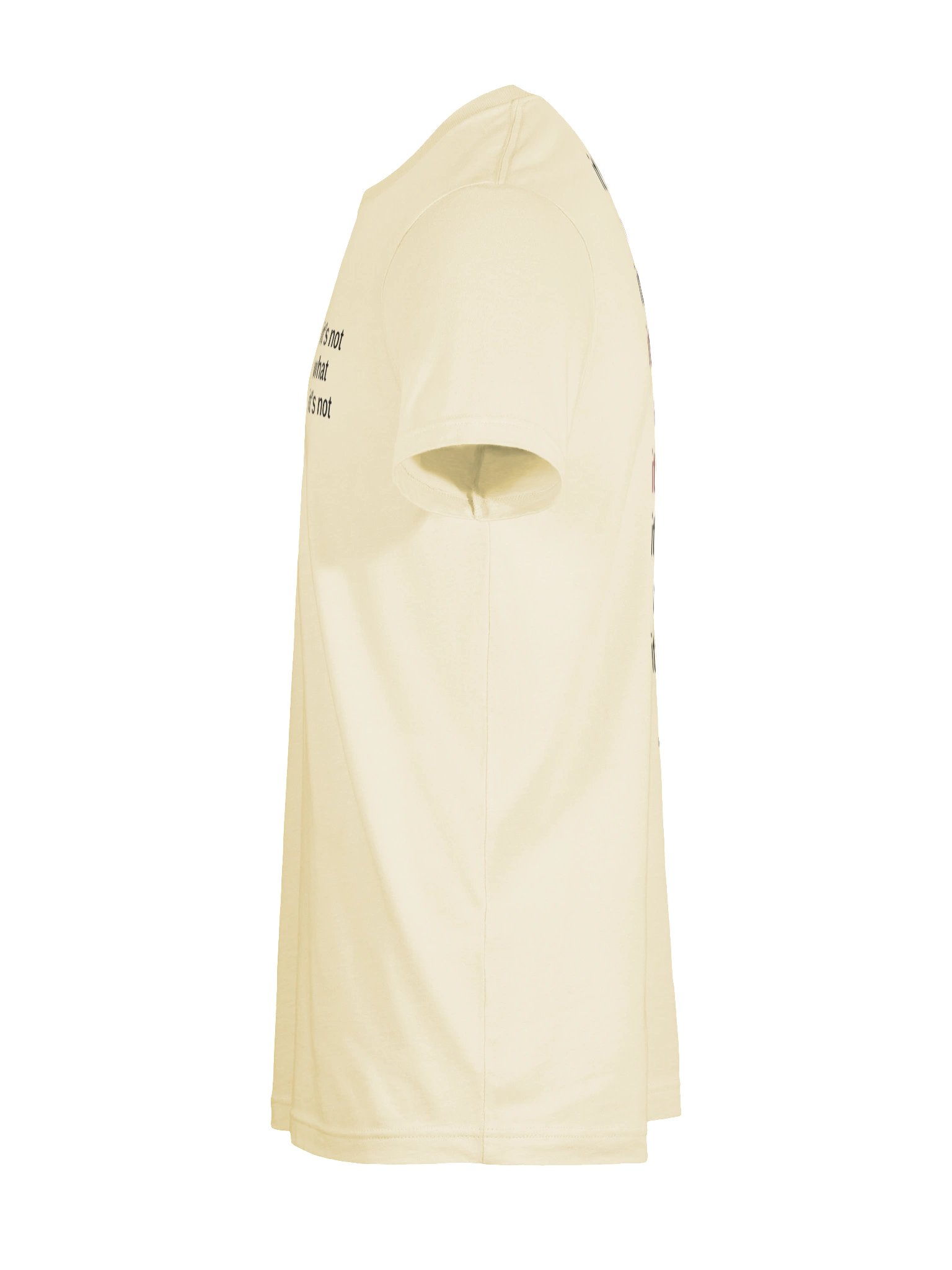 The Statement Tee — cream product image (9)