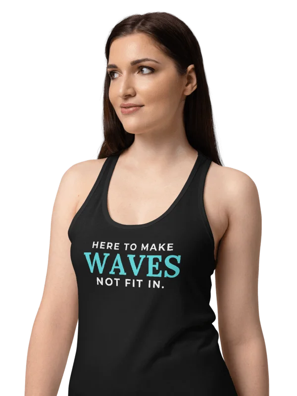 Here to Make Waves Human Design Manifestor Tank Top product image (1)