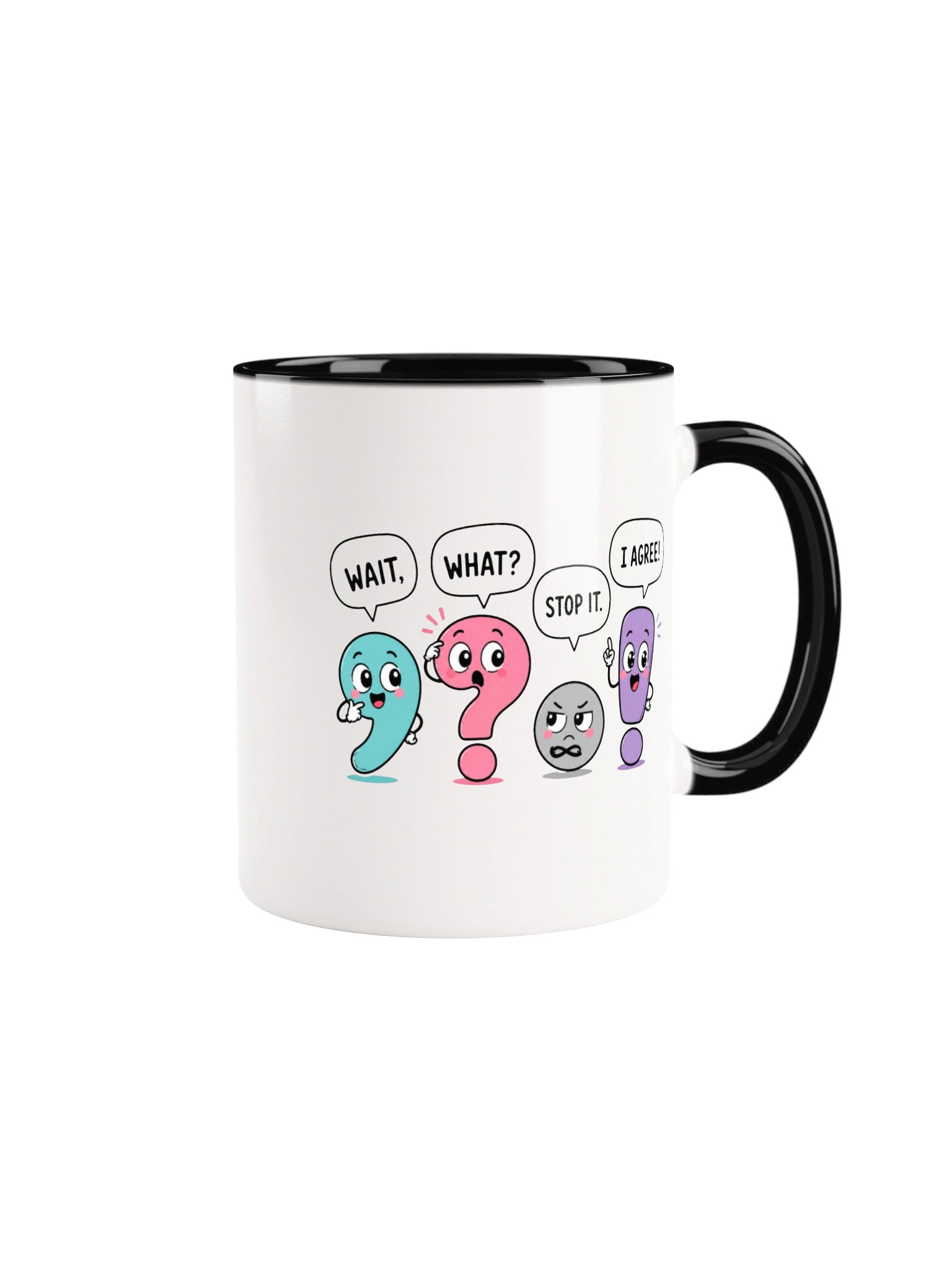 English Teacher Funny Mug Wait, What? Stop It. I Agree! product image (2)