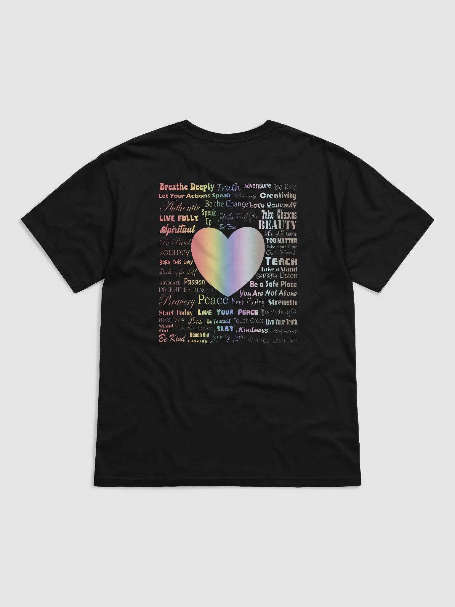 Love and Pride T-Shirt (Rainbow Version 2) product image (4)