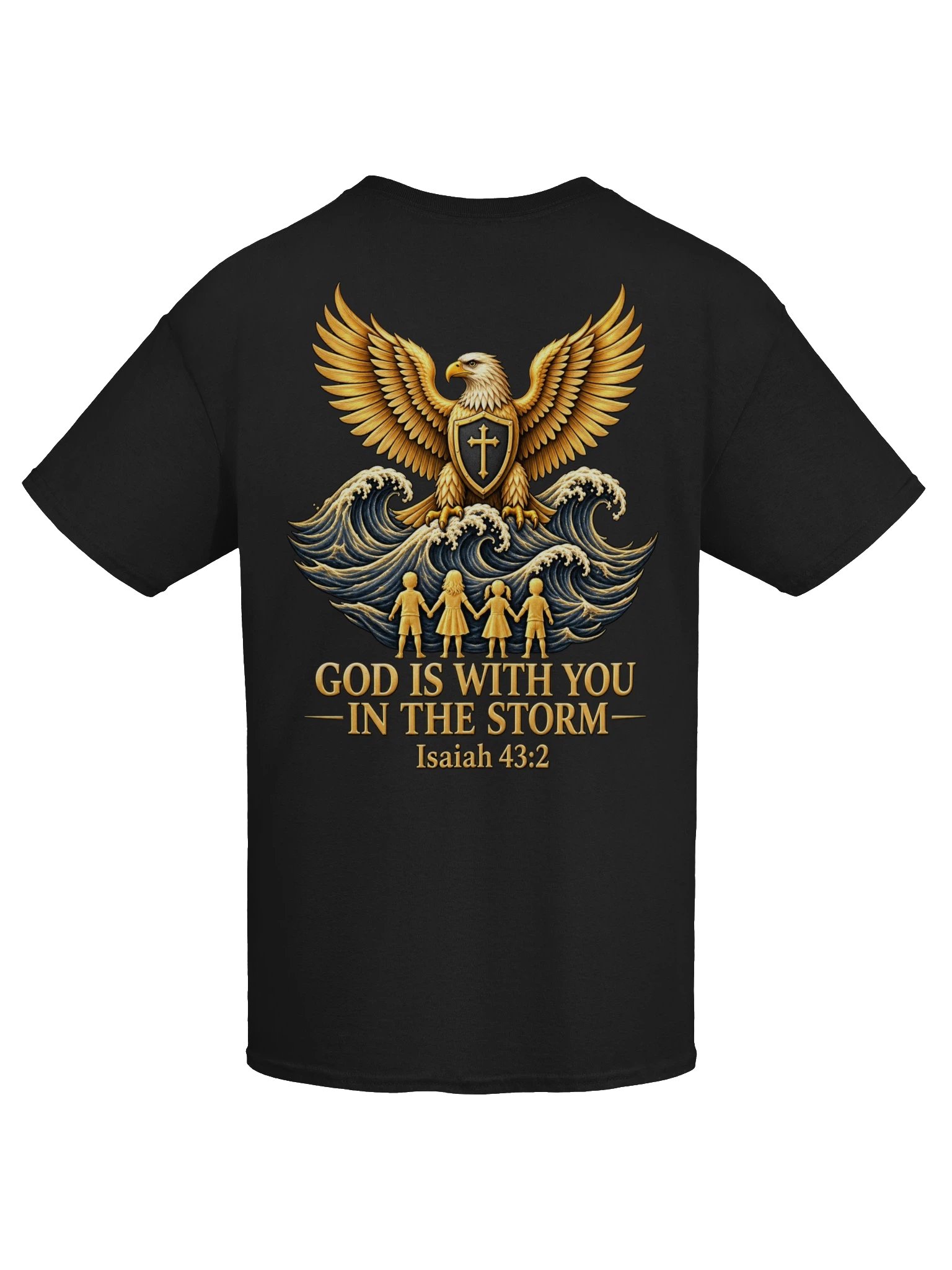 Golden Eagle T-Shirt — Isaiah 43:2 product image (9)