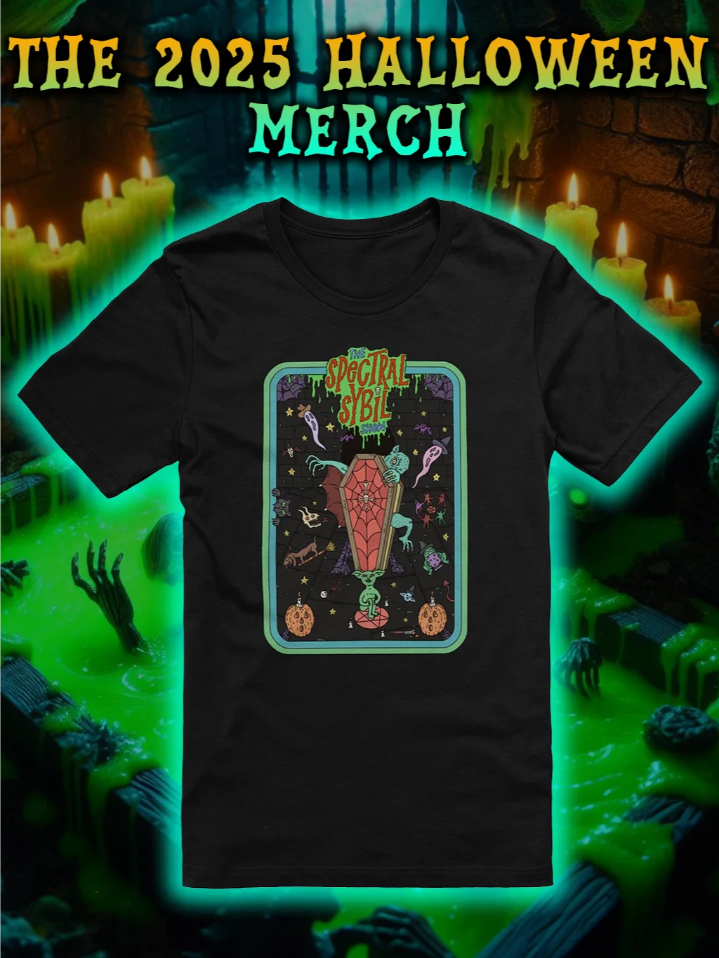 Halloween 2025 Haunted Crypt Tee product image (1)