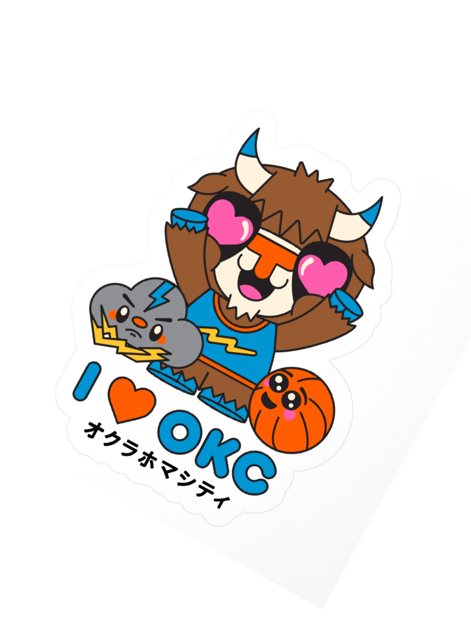 Thunder Buddies Kawaii Sticker product image (5)