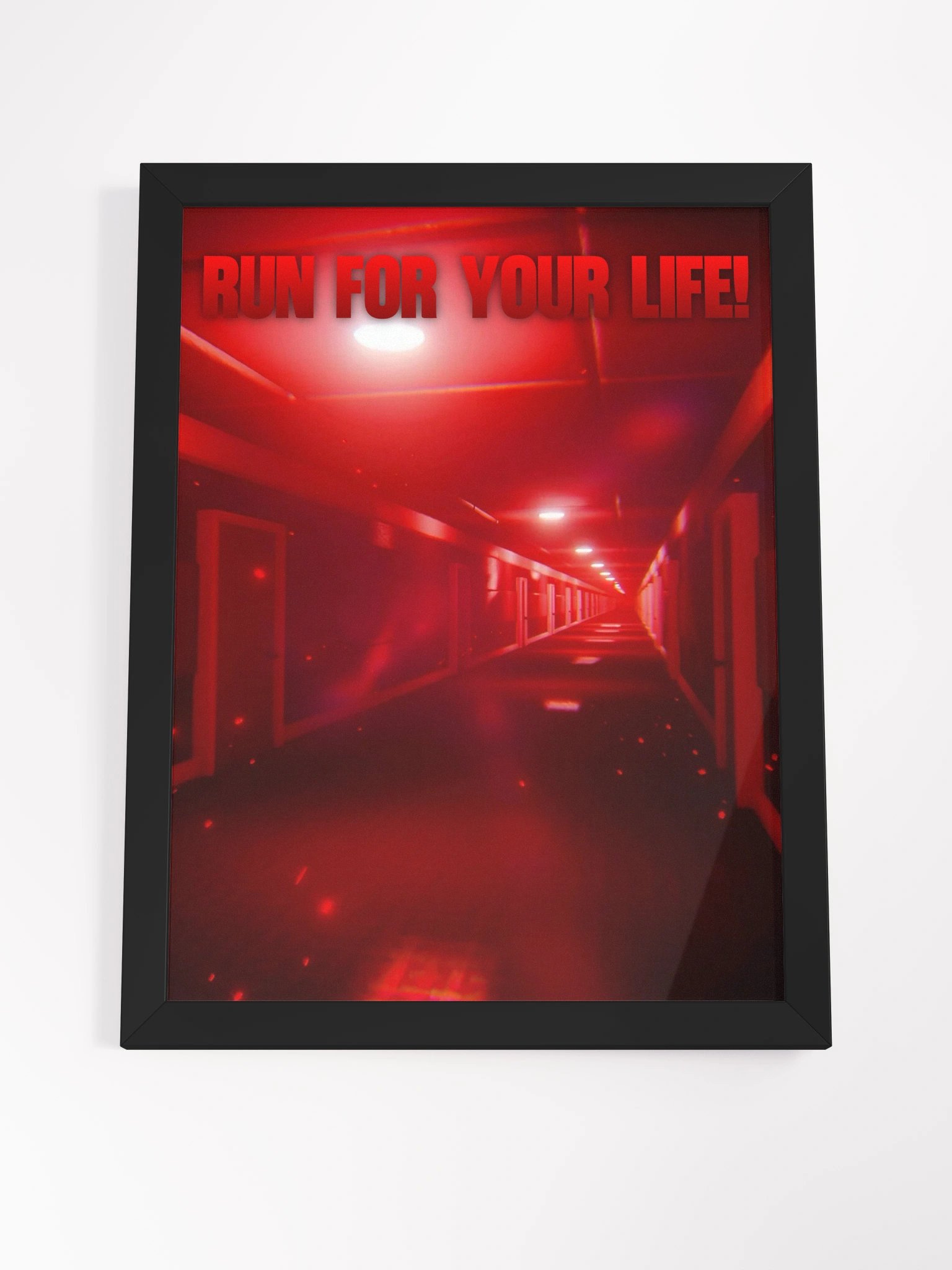"Run For Your Life!" Poster (Framed) product image (4)