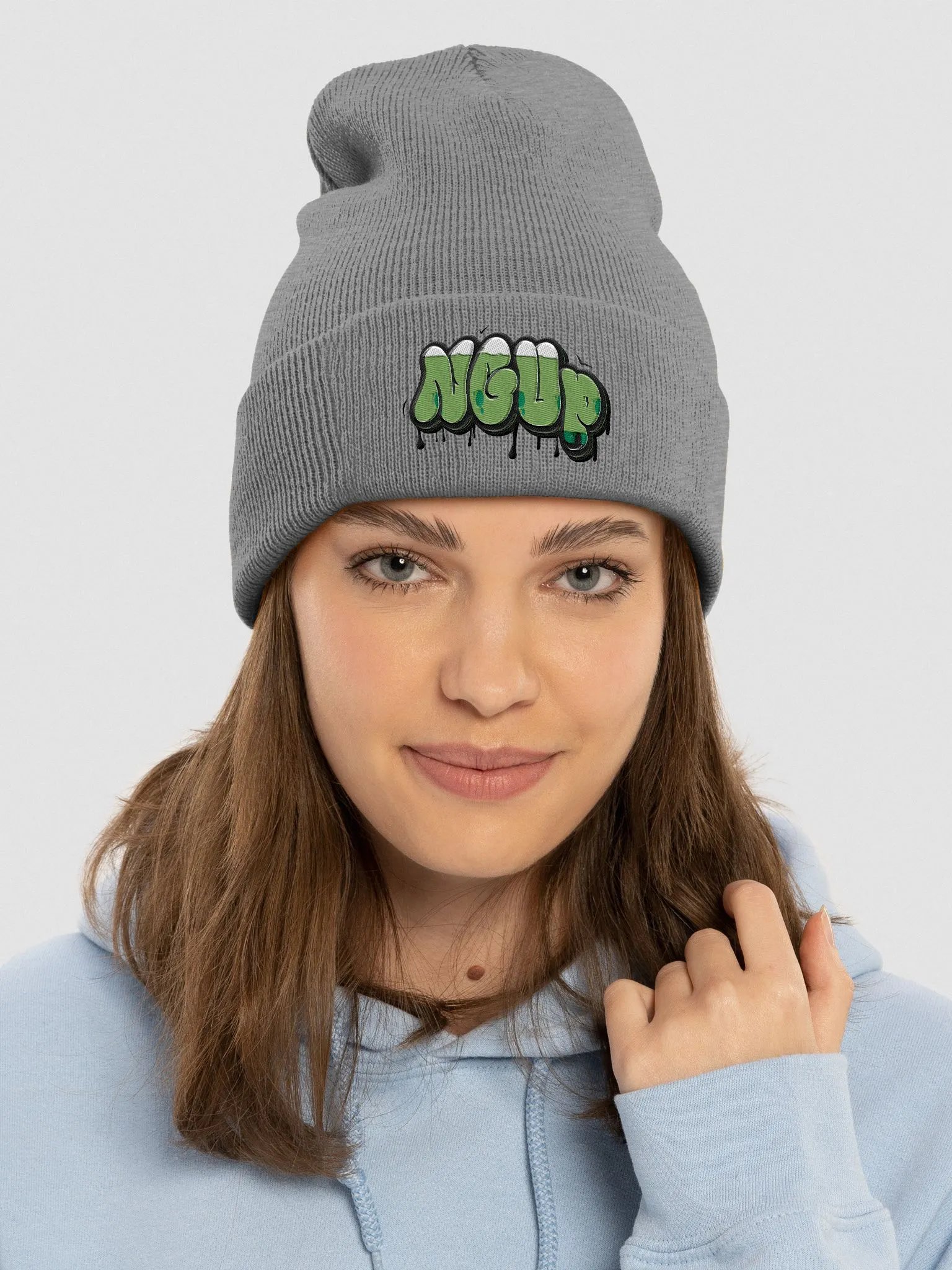 Slime Green NGUP Beanie product image (3)