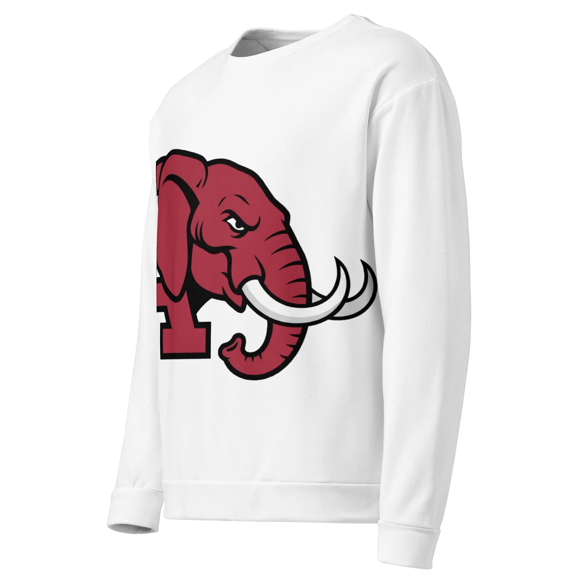 Red Elephant A-Head All-Over Print Sweatshirt product image (3)