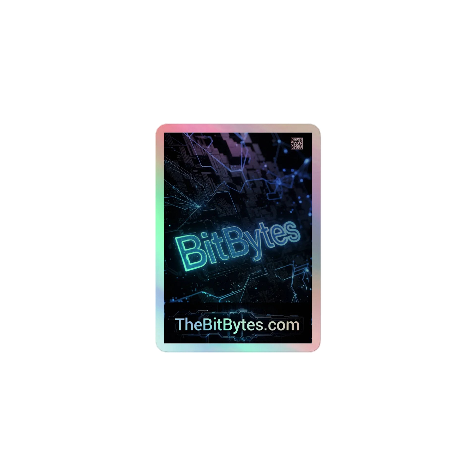 BitBytes Holographic Sticker product image (1)